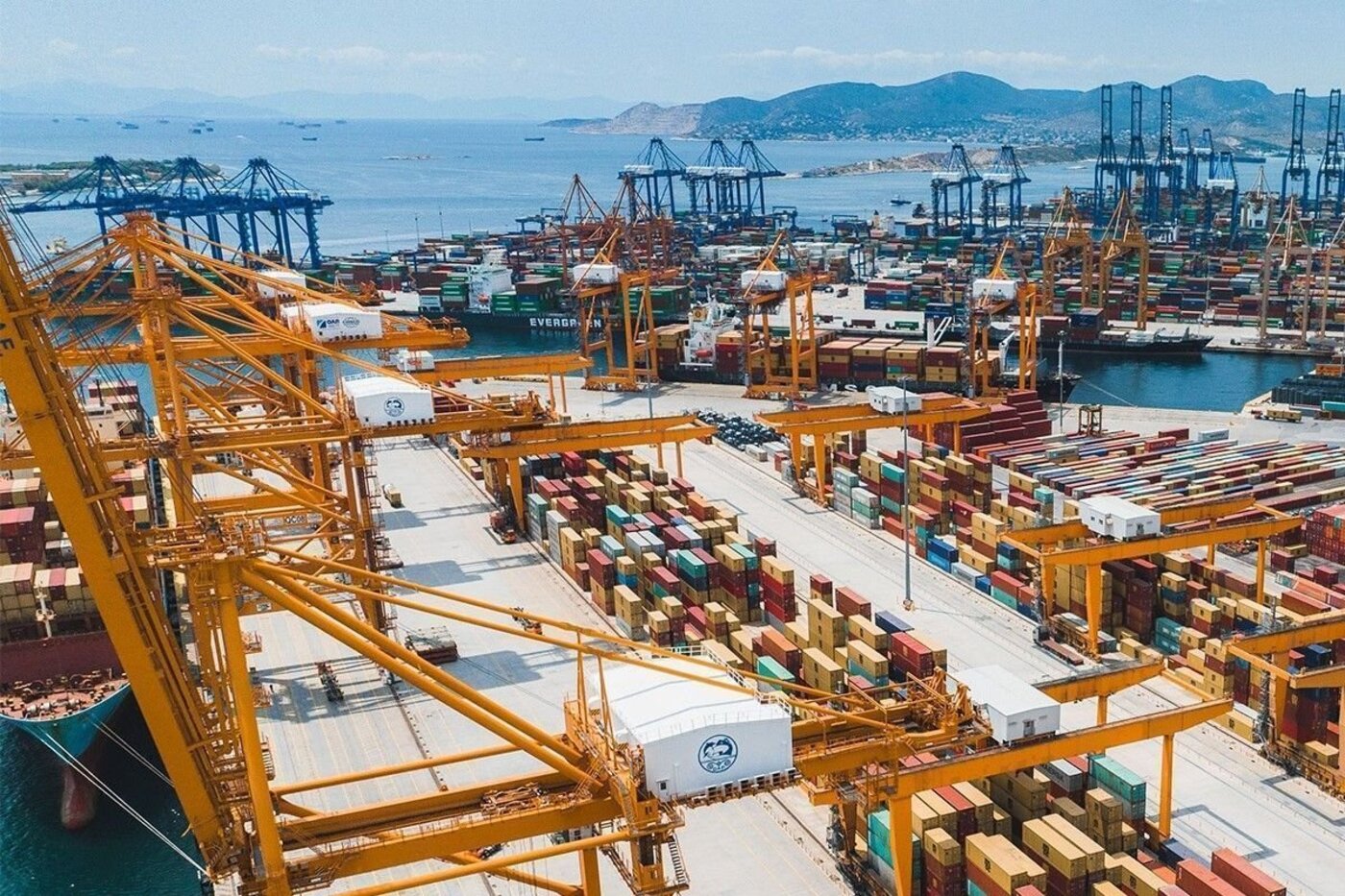 Piraeus Container Terminal operated by COSCO