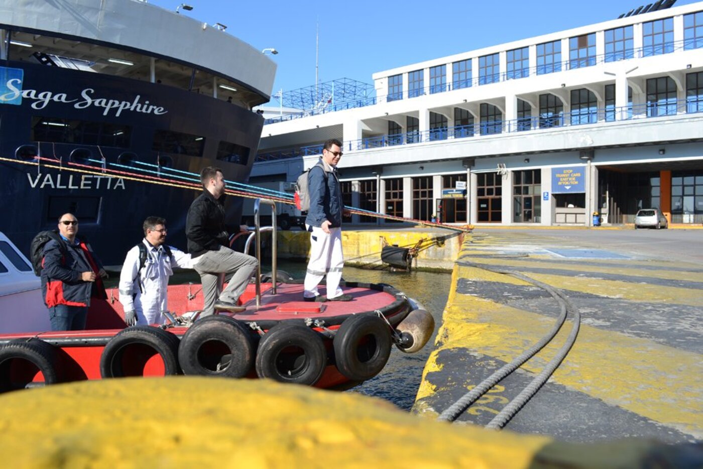 Crew change operations in Greece